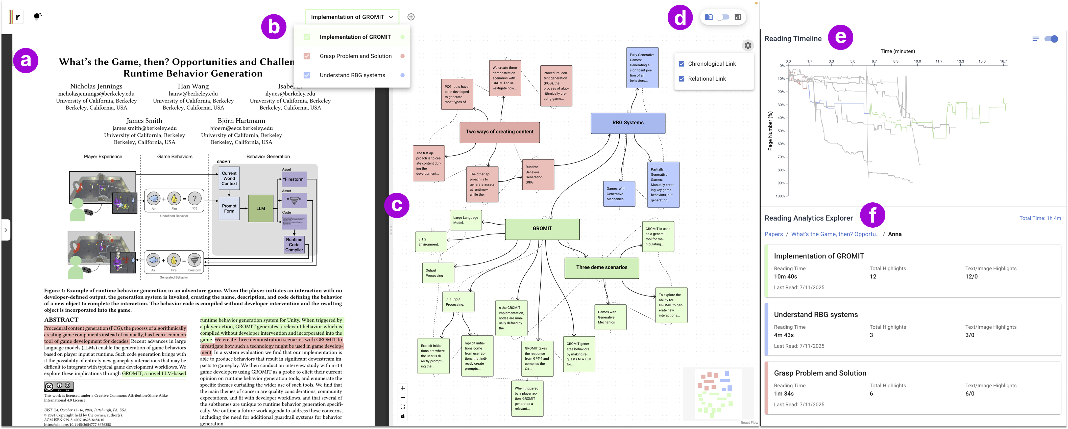 Demonstration of ReadFlect: Scaffolding Intent-driven, Mu...